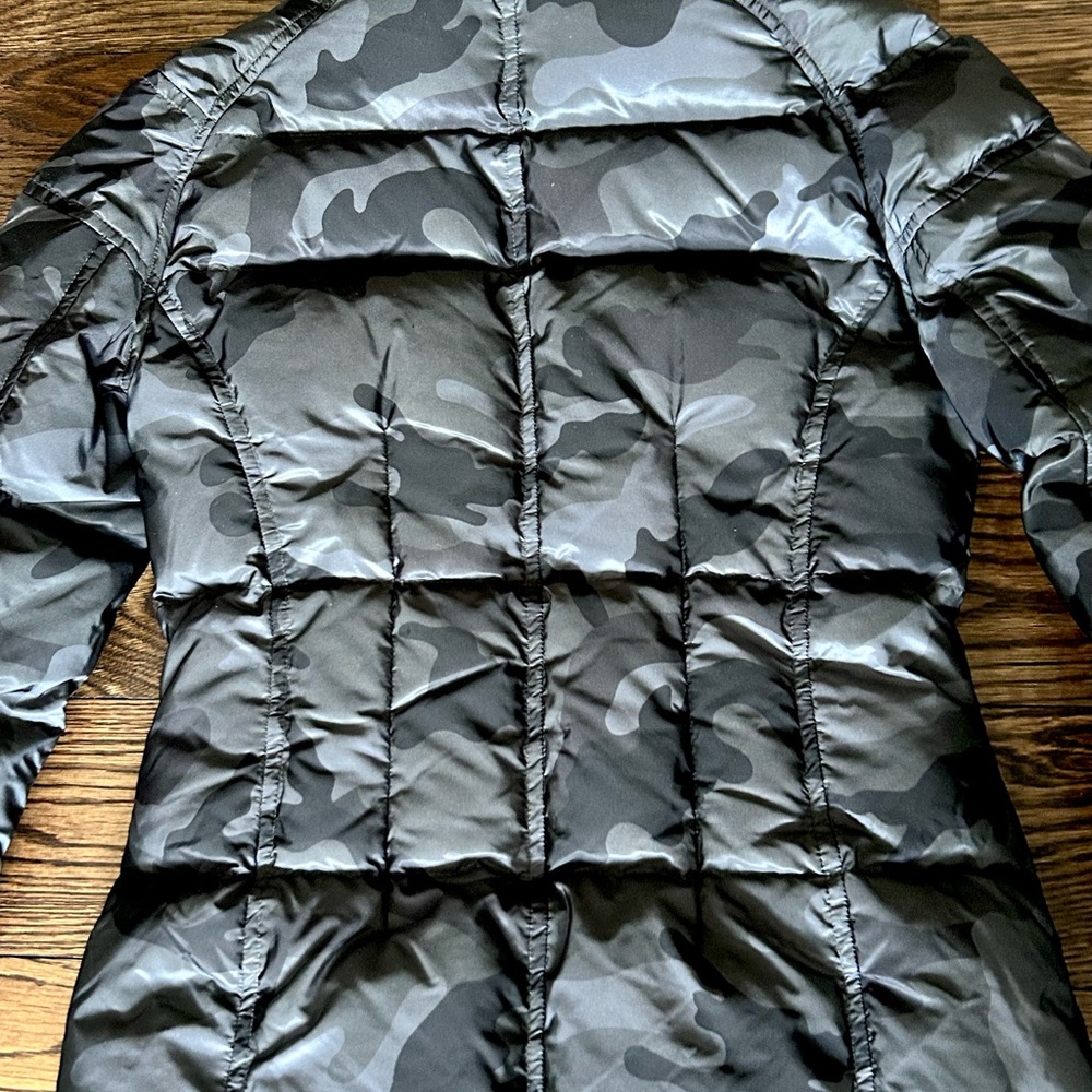 SAM Freestyle Fitted Black Camouflage Down Jacket - Picture 9 of 15